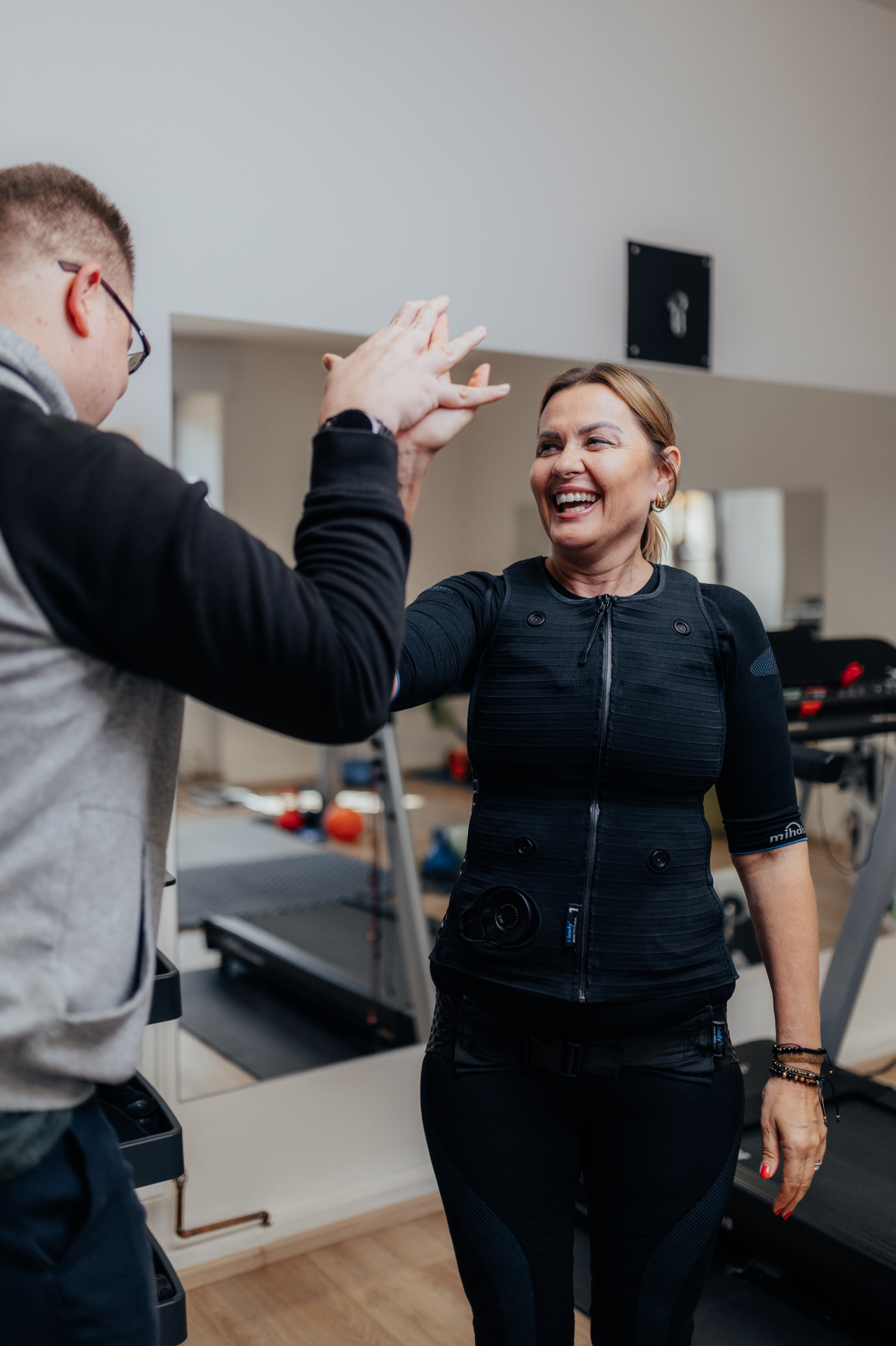 Klientka po EMS tréninku v BODYTEC Bruntál